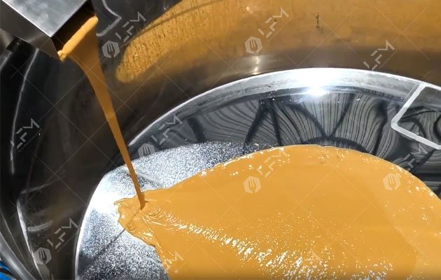 Peanut Butter Production in Factory
